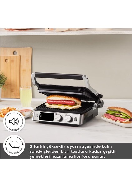 Compact Steel Sear And Grill Inox 2008 Izgara ve Tost Makinesi fiyatları