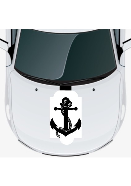 Ipli Çapa Oto Kaput Sticker 40 x 48 cm