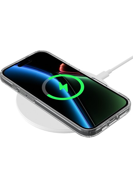 Apple iPhone 17 Uyumlu Mag-Safe Kristal Şeffaf Kılıf – Sert + Esnek Malzeme, Darbeye Dayanıklı Kapak indirimleri