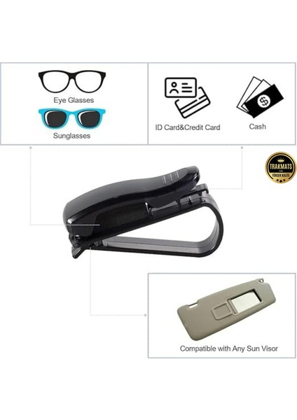 Mini John Cooper Works 2011-2012-2013-2014-2015-2016-2017 Oto Araç Içi Gözlük Tutucu Mandal Klips,araba Güneş Gözlüğü,kartvizit Tutacağı,universal Uyumlu modelleri