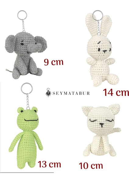Mini Amigurumi Anahtarlık Kit 4 Model Bir Arada fiyatları