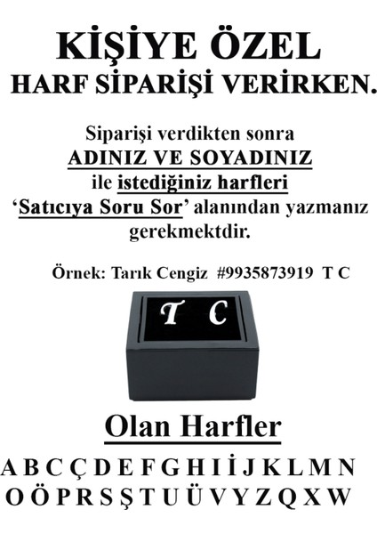 Kişiye Özel K Harfli Kol Düğmesi fiyatları