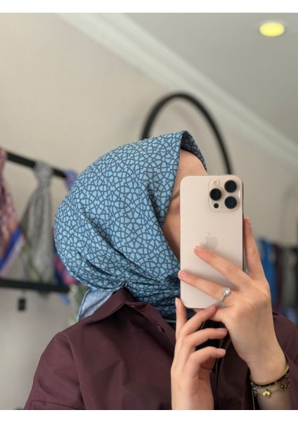 Geometri Desen Soft Eşarp