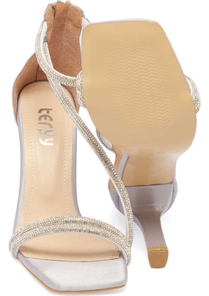 Lame Tekstil Kadın Abiye Ayakkabı - K23YAY210445-T5X