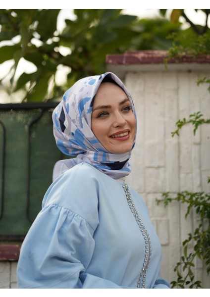 Lavinya Desen Pamuklu Soft Eşarp