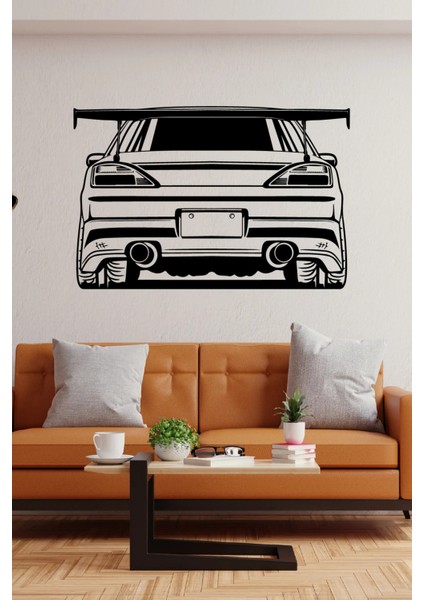Modifiyeli Araba Spoilerlı Duvar Sticker 60 x 40 cm fiyatları