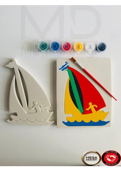 Okul Öncesi Boyama Etkinliği. Çocuk El ve Motor Becerisi Geliştiricisi