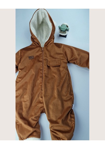 peluşlu Kadife Bebek Tulum – 6-24 Ay