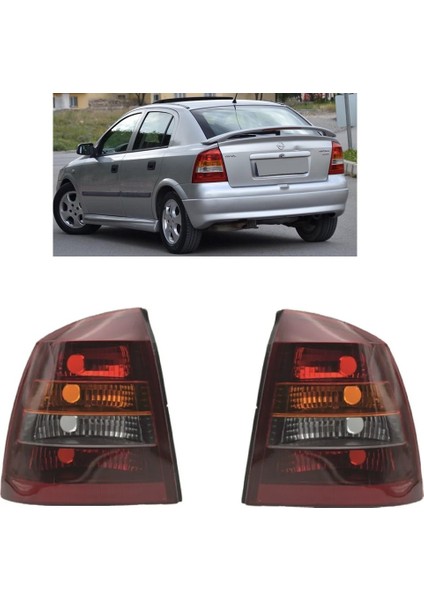 Opel Astra G Hb Hatchback Sağ-Sol Takım Stop Lambası Füme 1998-2004 Uyumlu
