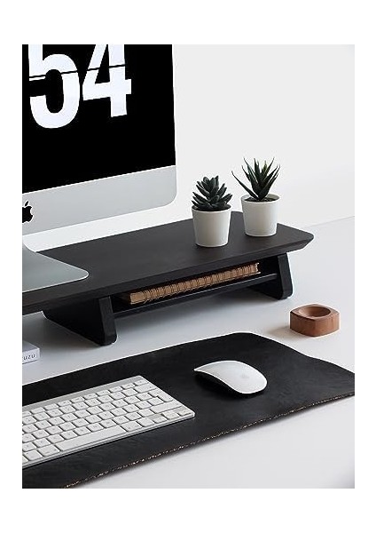 Wood Bilgisayar Yükseltici, Monitör Standı, Ahşap Ekran Yükseltici (Ceviz) modelleri