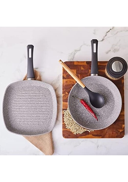 153.03.08.0354 Gris Bio Granit Grill Tavası, Medium fiyatları