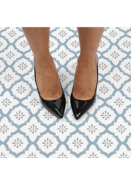 FP2943 Alfama Peel & Stick Yer Karosu, Çok Renkli, Mavi fiyatları