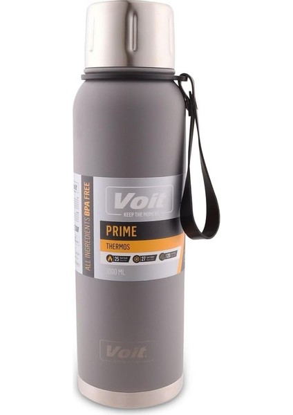 Prime Termos 1000 Ml, Gri