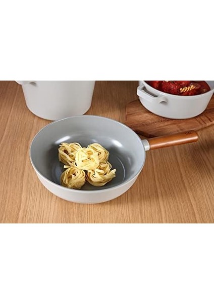 Fika Alüminyum Döküm Wok Tava 26CM Gri modelleri