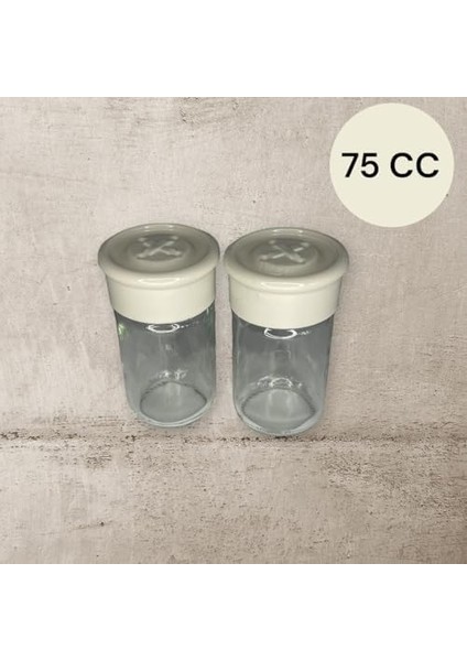 Tuzluk 2 Adet Plastik Kapaklı (Kutuludur)- 75 cc fiyatları