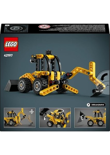 Kazıcı Yükleyici 42197 - 7 Yaş ve Üzeri Kız ve Erkek Çocukları Için Arka Kazıcı, Kepçe ve Dengeleyici Içeren Yapım Seti, Hediye Fikri (104 Parça) modelleri