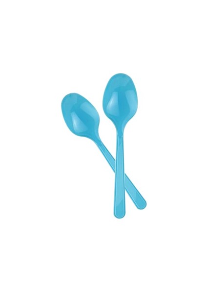 Nedi Plastik Kaşık 25"li Turkuaz 41863