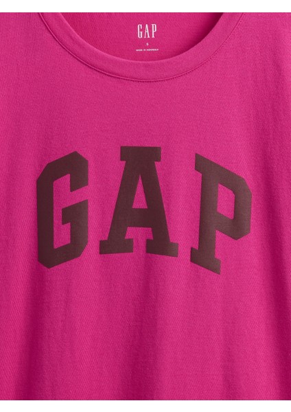 Kadın Pembe Gap Logo T-Shirt modelleri