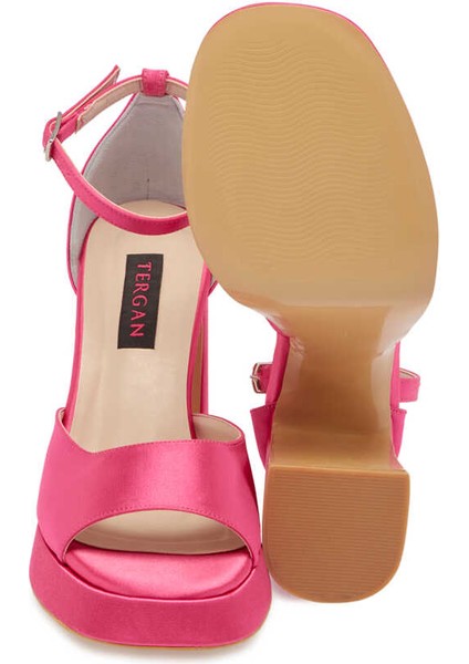 Pembe Tekstil Kadın Topuklu Ayakkabı - K23Y1AY66511-T4W