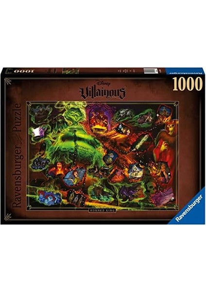 168903 1000 Parçalı Puzzle Villains: Horned King, Renkli modelleri