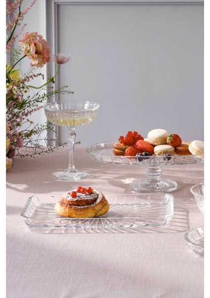 Elegant Dikdörtgen Servis Tabağı 27X16 cm