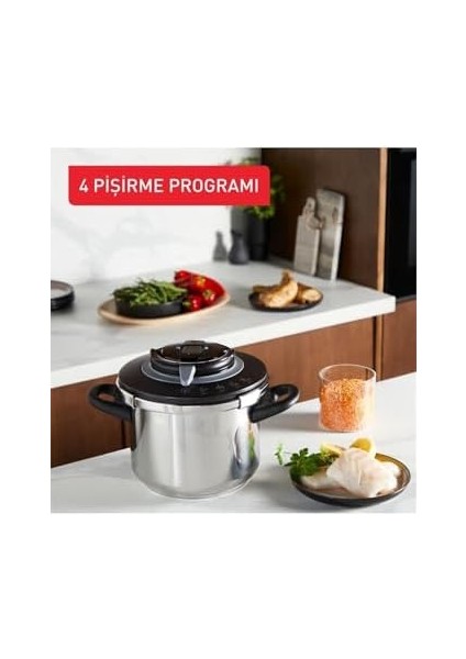 Clipso Chef 6 Litre + 4,5 Litre Düdüklü Tencere Seti - 1510002674 fiyatları