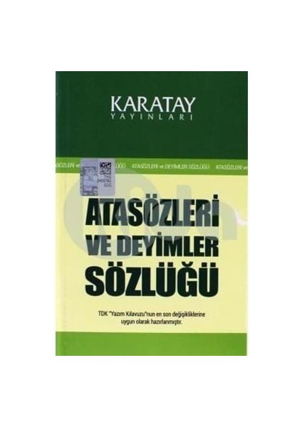 Karatay Yay.-Atasözleri ve Deyimler Sözlüğü Karton Kapak 1.hamur