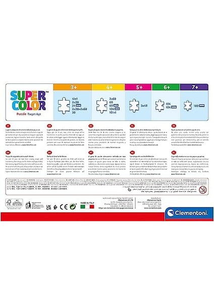 25720 Superfriends Supercolor Dc Comics Super Friends 104 Parça Maksi Yapboz, 4 Yaşından Büyük Çocuklar Için, Italya'da Üretilmiştir, Çok Renkli, M fiyatları