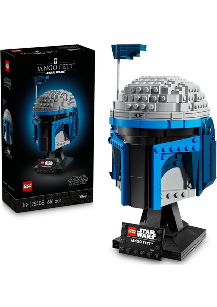 : Klonların Saldırısı Jango Fett Kaskı 75408 - Yetişkinler Için Inşa Edilebilen Koleksiyonluk Model Yapım Seti (616 Parça)