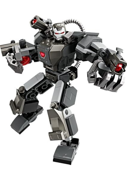 | War Machine Robot Zırhı 76277-6 Yaş ve Üzeri Süper Kahraman Seven Çocuklar Için Inşa Edilebilen Savaşçı Içeren Yaratıcı Oyuncak Yapım Seti (154 Parça) modelleri