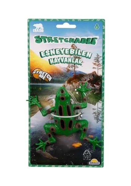 Sun-Tmj-Crz-Figür Streç Kaplumbağa/kurbağa/timsah/bukalemun 4A.KRTL. modelleri