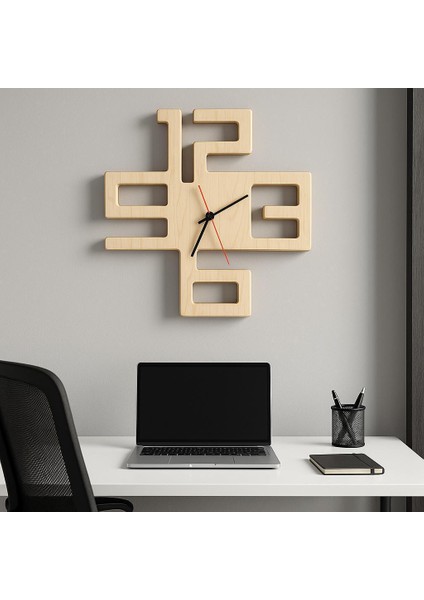 Ahşap Dekoratif Duvar Saati