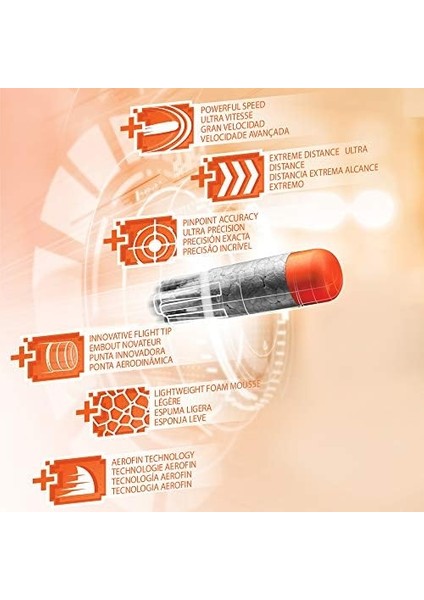 Ultra 20-Dart Dolum Paketi, Yalnızca Nerf Ultra Blasterler E6600EU6 ile Uyumlu, 20 Resmi Nerf Ultra Dart Içerir fiyatları