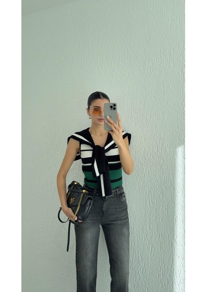 Renkli Denizci Triko