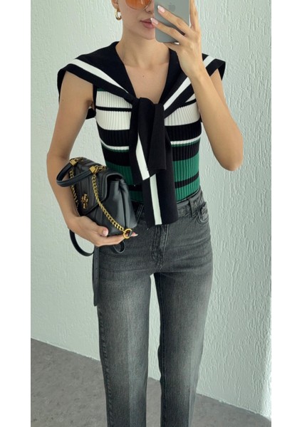 Renkli Denizci Triko modelleri