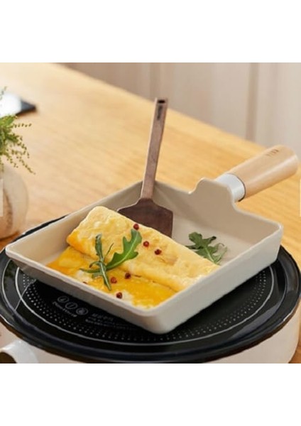 Fika Ih Induction Nonestick Kızartma Tavası Wok Tencere 5,9~11 Inç/kore Tencere Güveç Izgara Tavası (Yumurta Tavası 15 cm (5,9 Inç)) modelleri