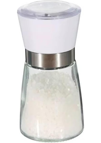 Home 2'li Ayarlanabilir Tuz ve Karabiber Değirmeni - Seramik Öğütücü, Baharat Öğütme Için Mükemmel Tasarım, 180 ml Kapasiteli, Dayanıklı ve Şık Baharat Değirmeni Seti (Siyah-Beyaz, 180 Ml) fiyatları