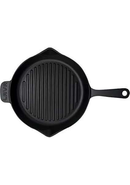 Döküm Yuvarlak Izgara Tava, Metal Kulplu, Konkav Taban, 28 cm fiyatları