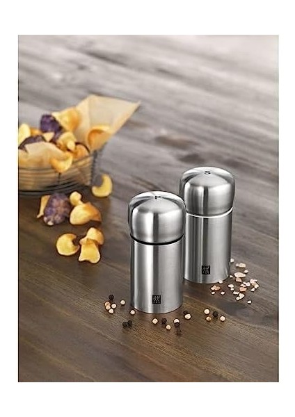 Tuz-Karabiber Değirmen Seti, Paslanmaz Çelik, Gümüş Rengi, 100 ml fiyatları