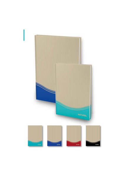 Elma Naturel A4 Sert Kapak Defter Kareli 160 Yp MBH01-YFV