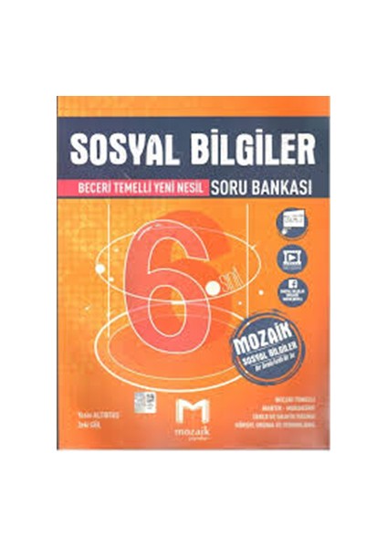 Mozaik Yay.- 6.sınıf Sosyal Bilgiler Soru Bankası 2425