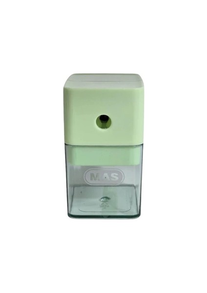 Mas Masaüstü Kollu Kalemtraş Dayanıklı Plastik Gövde Yeşil 6734
