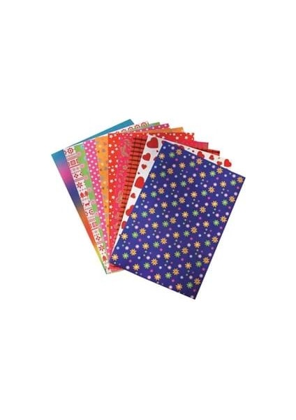 Lino 23X33 Desenli Elişi Kağıdı 10RENK 2702J-2