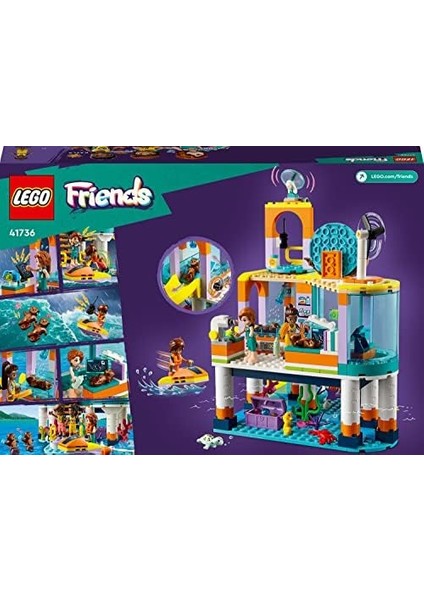 Friends Deniz Kurtarma Merkezi 41736 Oyuncak Yapım Seti, Çocuklar Için Hediye Önerisi (376 Parça) modelleri