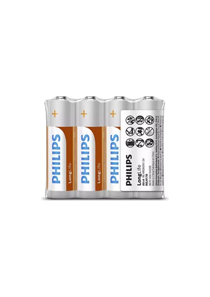 Philips Aa Longlife 4"lü Kalem Pil R6L4F