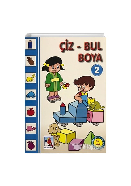 Renkli Eğitici Boyama - Harfler ve Sayılar (+5 Yaş) - Nurdan Yayınları