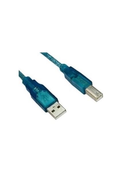 Vcom CU201-TL 3mt 21.0 USB Yazıcı Kablosu Mavi