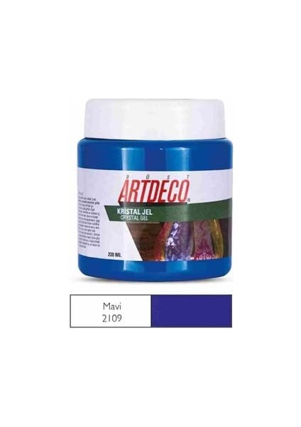 Artdeco 220 ml Kristal Jel Ahşap Boya Mavi 2109