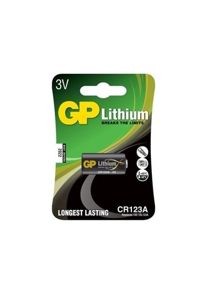 Gp CR123A 3V Lıthıum Pil