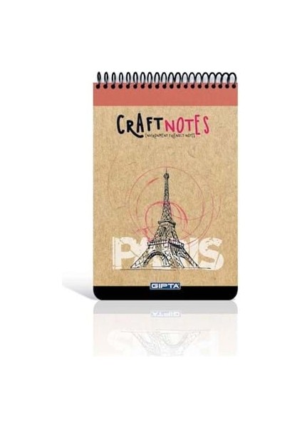 Gıpta Craft A5 Sert Kapak Bloknot Çizgili 100 Yp 1785